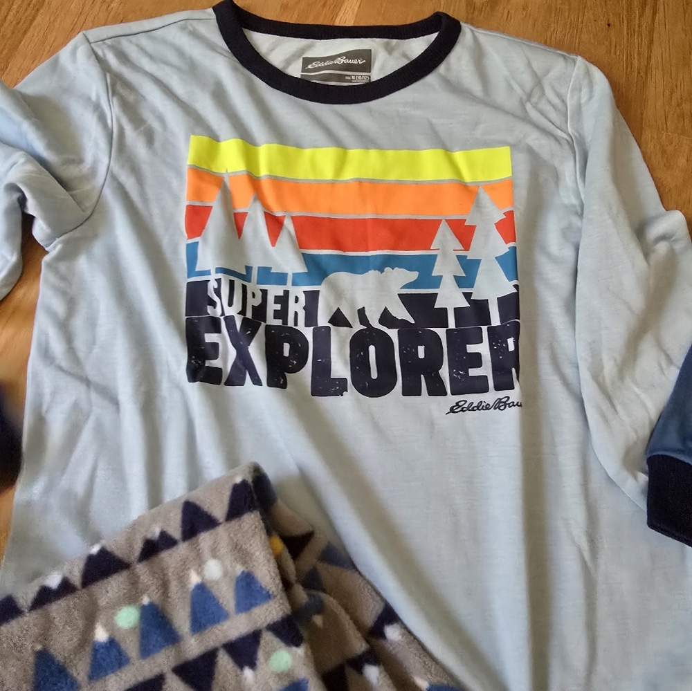 Eddie Bauer Long Sleeve Pjs Sz 10